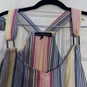 Striped Multicolor women’s jumpsuit size medium